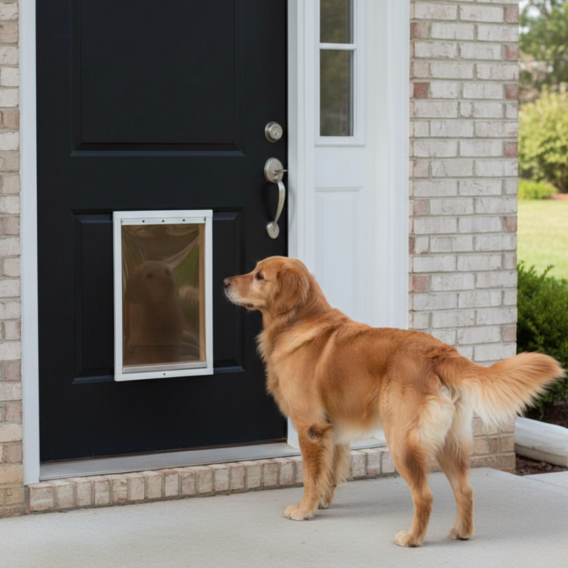 Replacement Pet Door Flap with Magnetic Closure for Dogs Cats
