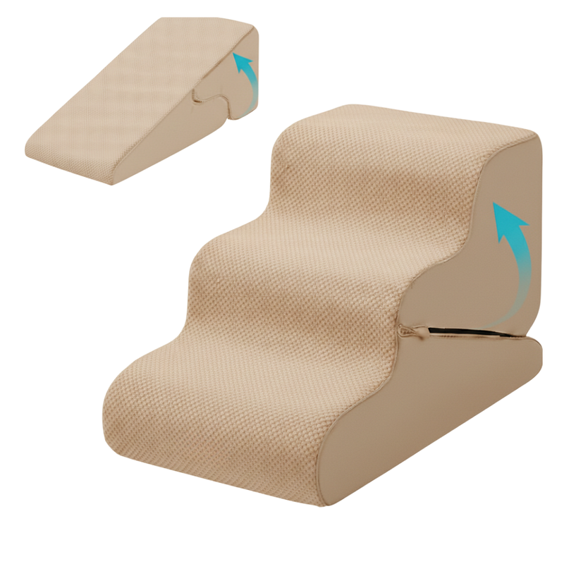 Pet Dog Stairs and Ramp for Small Dogs, 2-in-1 Step and Ramp