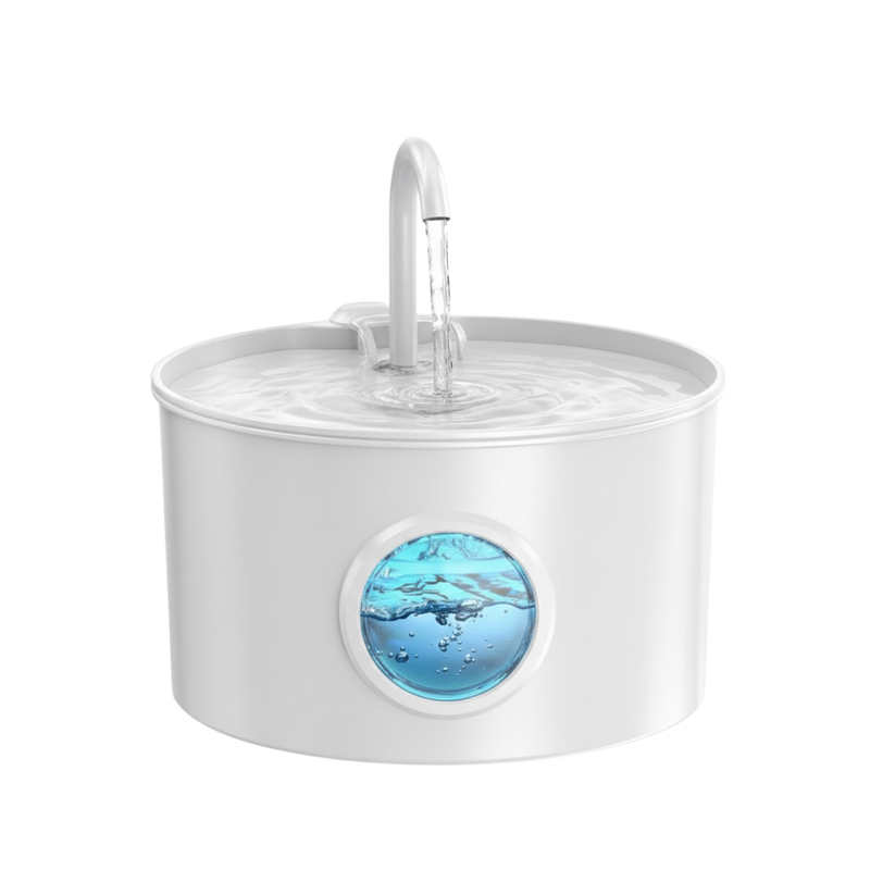 Pet Water Fountain Stainless Steel 74oz/2.2L Drinking Dispenser