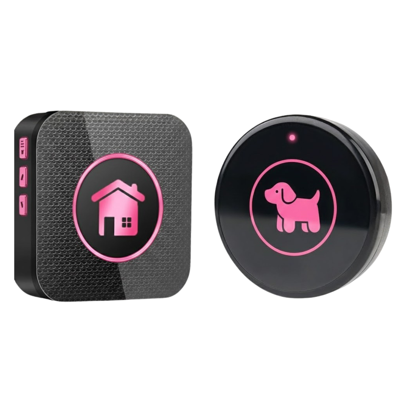 Wireless Pet Doorbell with Adjustable Volume and 55 Selectable Tones