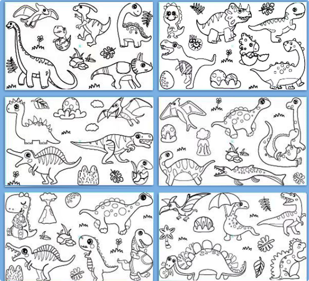 Creative Coloring Sheet, Extra Large
