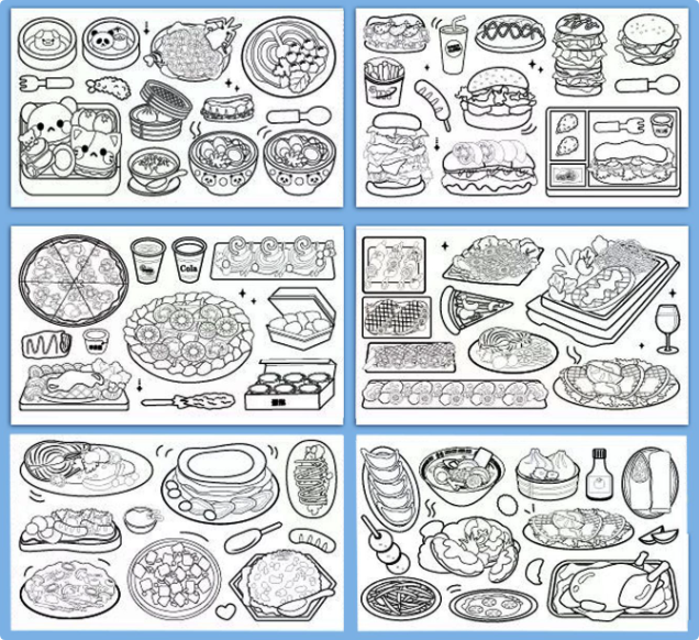 Creative Coloring Sheet, Extra Large