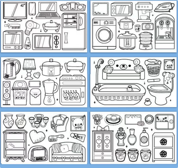 Creative Coloring Sheet, Extra Large