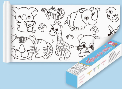 Creative Coloring Sheet, Extra Large