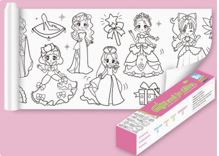 Creative Coloring Sheet, Extra Large