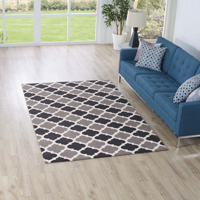 Lida Moroccan Trellis Area Rug