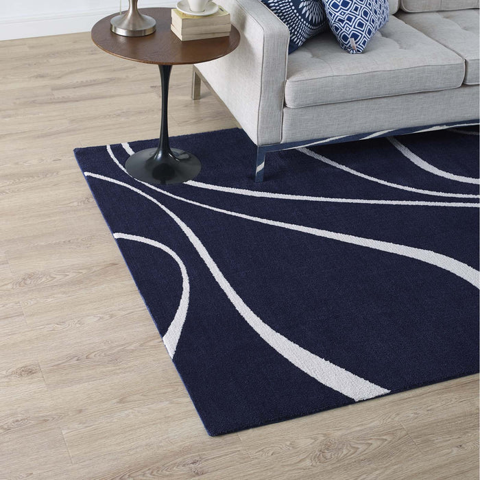 Therese Abstract Swirl Area Rug