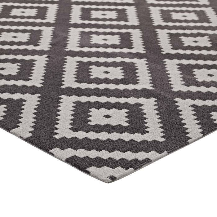 Alika Abstract Diamond Trellis Area Rug