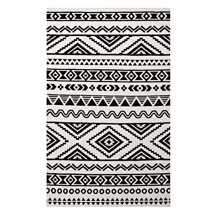 Haku Geometric Moroccan Tribal Area Rug