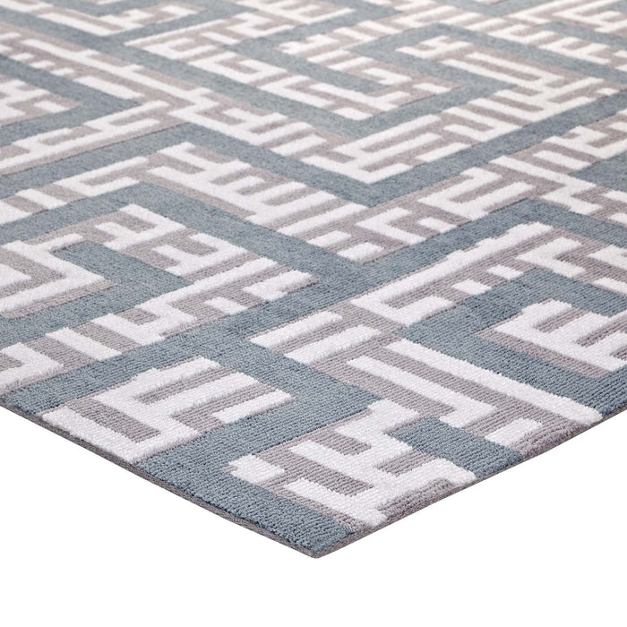 Nahia Geometric Maze Area Rug