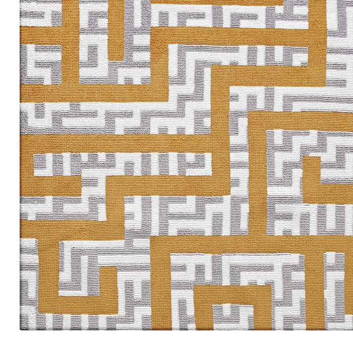 Nahia Geometric Maze Area Rug