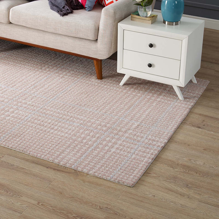 Kaja Abstract Plaid Area Rug