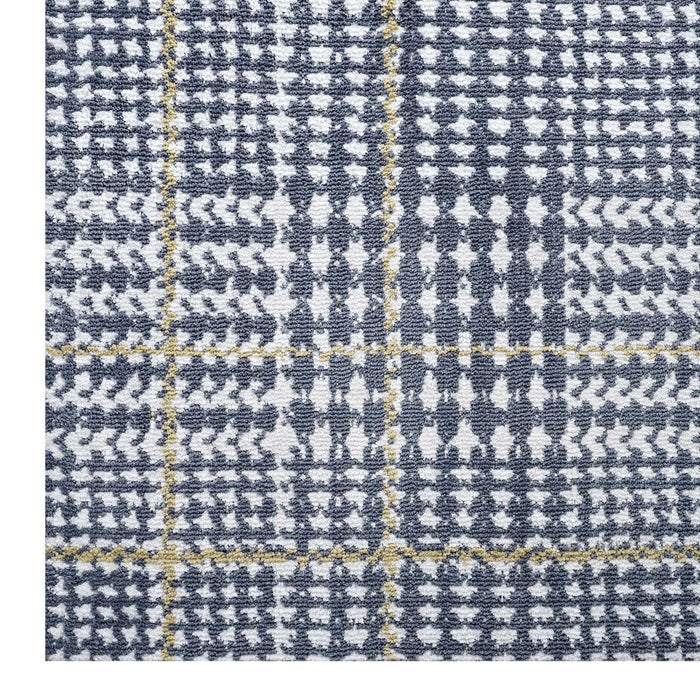 Kaja Abstract Plaid Area Rug