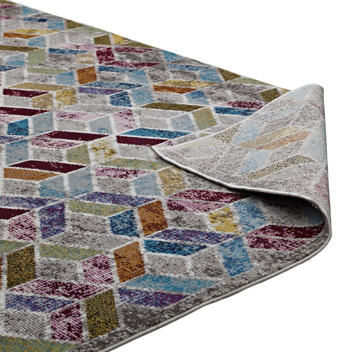 Laleh Geometric Mosaic Area Rug