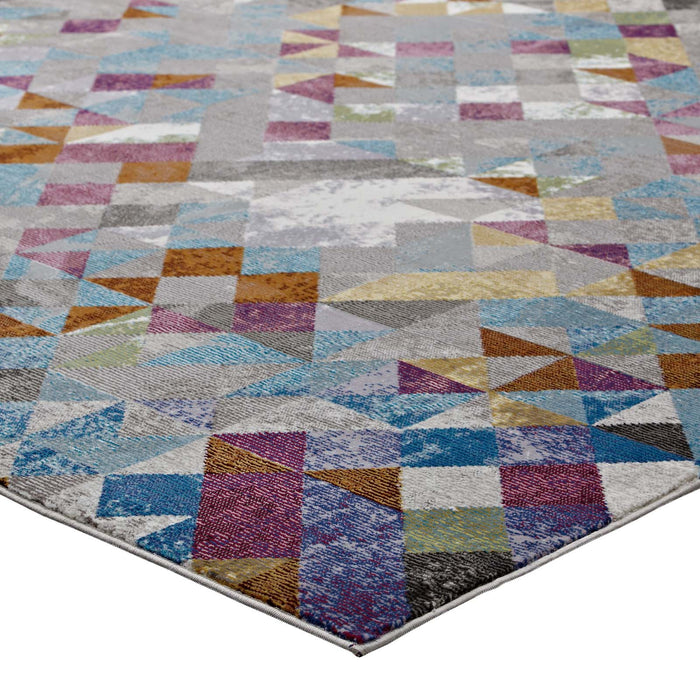 Lavendula Triangle Mosaic Area Rug