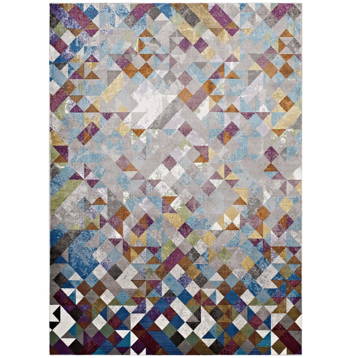 Lavendula Triangle Mosaic Area Rug