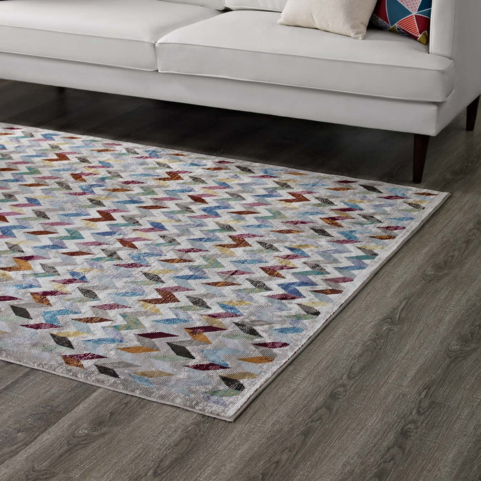 Gemma Chevron Mosaic Area Rug