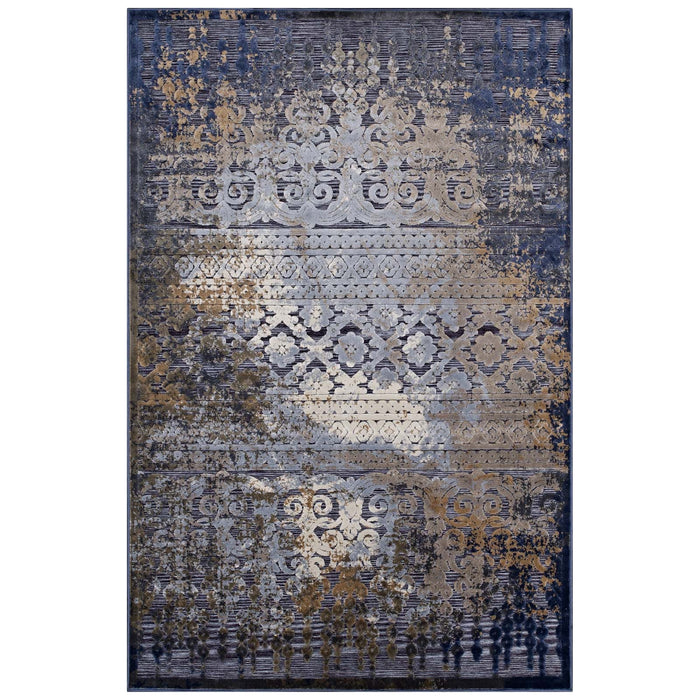 Kalene Distressed Vintage Turkish Area Rug