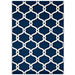 Moroccan Blue and Ivory / 5x8