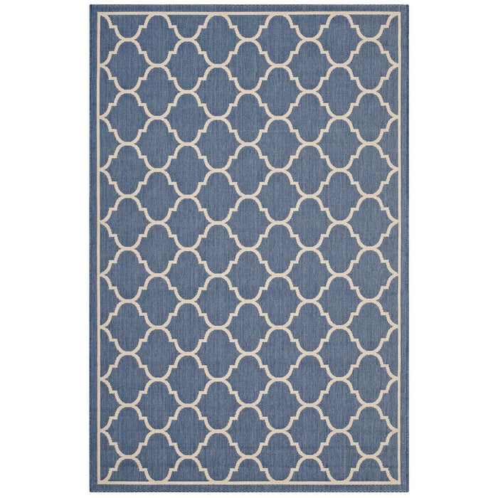 Avena Moroccan Quatrefoil Trellis Indoor and Outdoor Area Rug