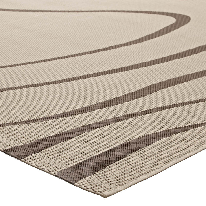 Surge Swirl Abstract Indoor and Outdoor Area Rug