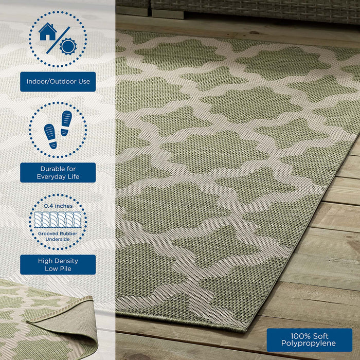 Cerelia Moroccan Trellis Indoor and Outdoor Area Rug