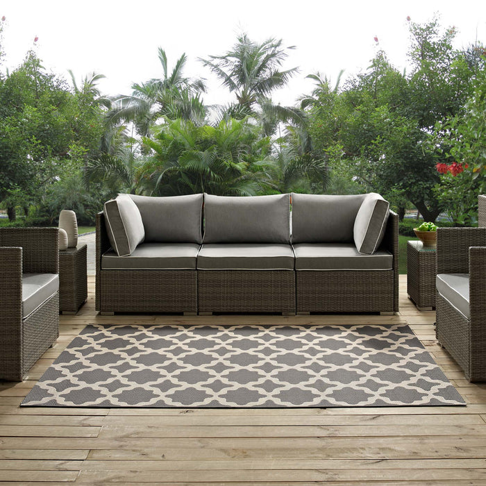 Cerelia Moroccan Trellis Indoor and Outdoor Area Rug