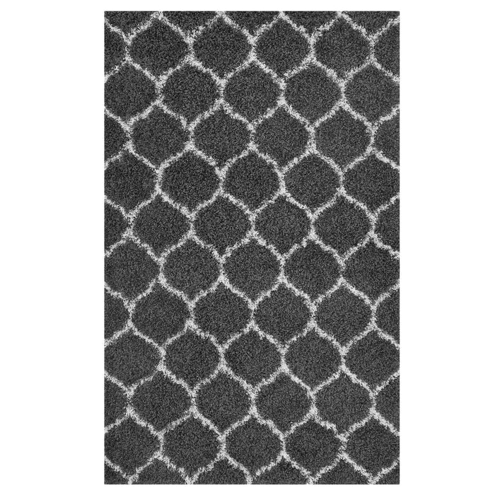 Solvea Moroccan Trellis Shag Area Rug