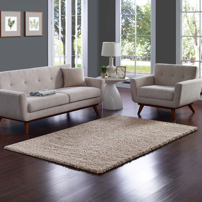 Enyssa Solid Shag Area Rug