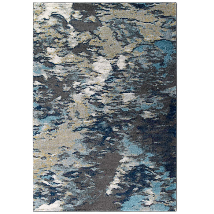 Entourage Foliage Contemporary Modern Abstract Area Rug