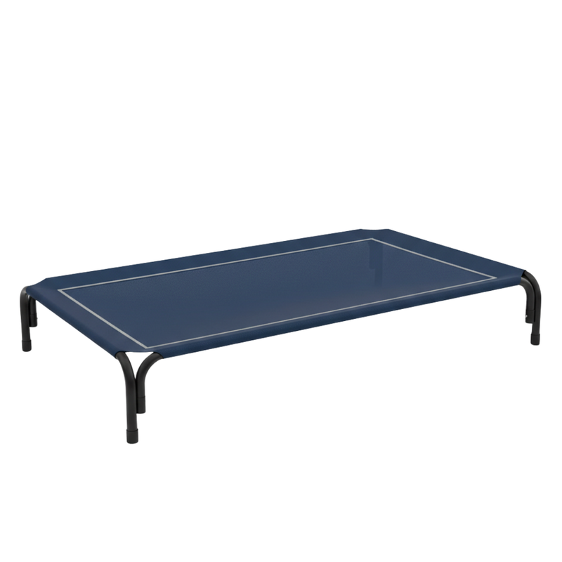 Raised Dog Cot Bed With Breathable Mesh And Skid Resistant Feet