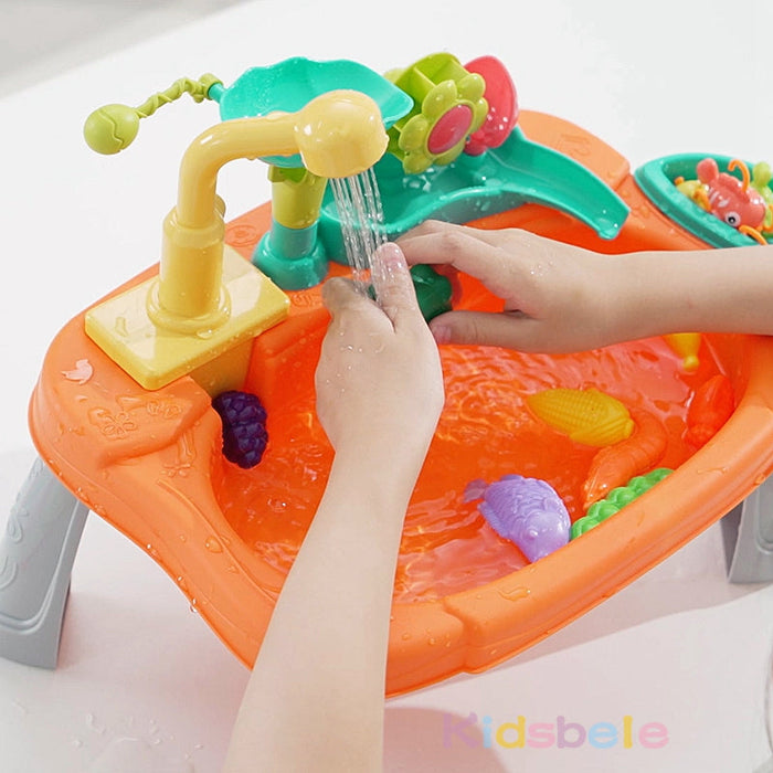 Creative 2-in-1 Play Sink, Engaging Fishing Fun
