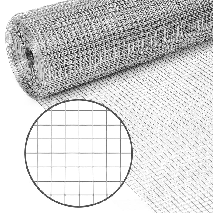 Hardware Cloth, 1/2in 19-Gauge Chicken Wire Mesh Fence