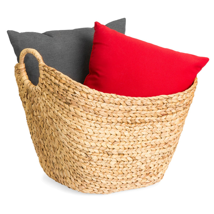 Large Multi-Purpose Seagrass Storage Basket w/ Handles