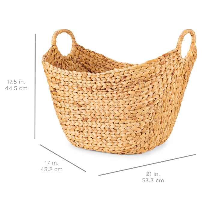 Large Multi-Purpose Seagrass Storage Basket w/ Handles