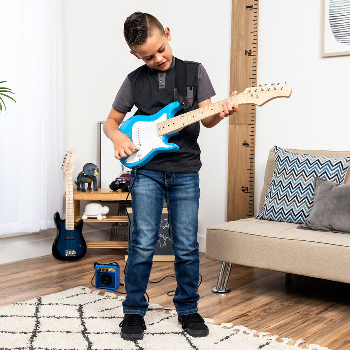 Kit de démarrage pour guitare électrique pour enfants avec amplificateur 5 W - 30 po