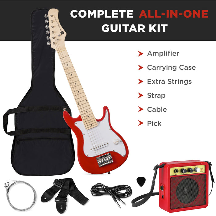 Kit de démarrage pour guitare électrique pour enfants avec amplificateur 5 W - 30 po