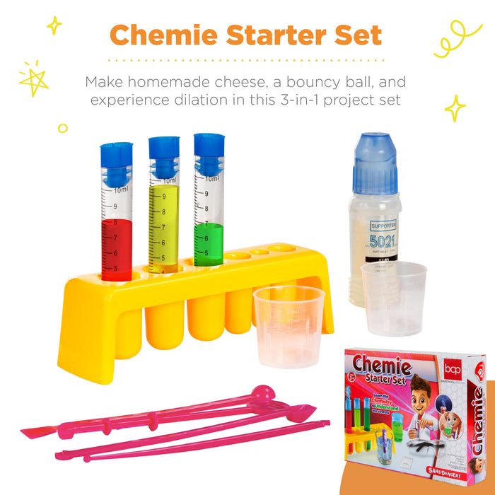 4-in-1 Science Project Kit, STEM & STEAM DIY Lab Experiments for Kids