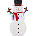 Lighted Pop-Up Snowman Outdoor Christmas Decoration w/ LED Lights