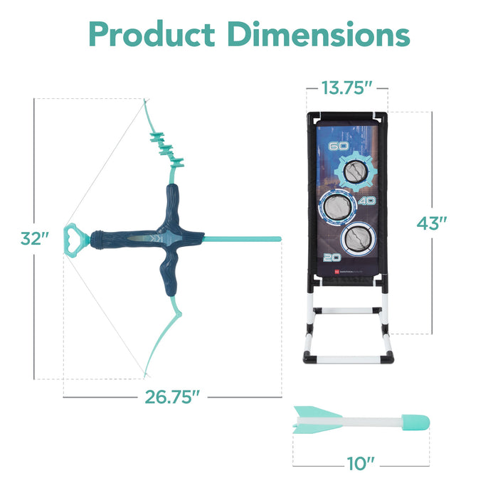 Ensemble arc et flèches pour enfants, jouet de tir à l'arc pour enfants avec support de cible