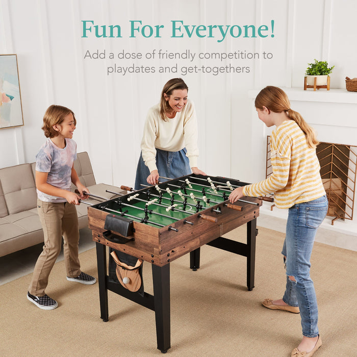 13-in-1 Combo Game Table Set w/ Ping Pong, Foosball, Basketball, Air Hockey