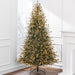 Pre-Lit Premium Semi-Flocked Cashmere Christmas Tree