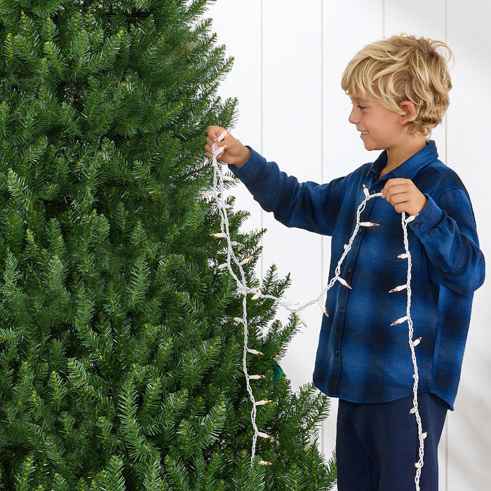 Sapin de Noël artificiel Douglas à charnière avec support en métal