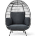 Wicker Egg Chair Oversized Indoor Outdoor Patio Lounger