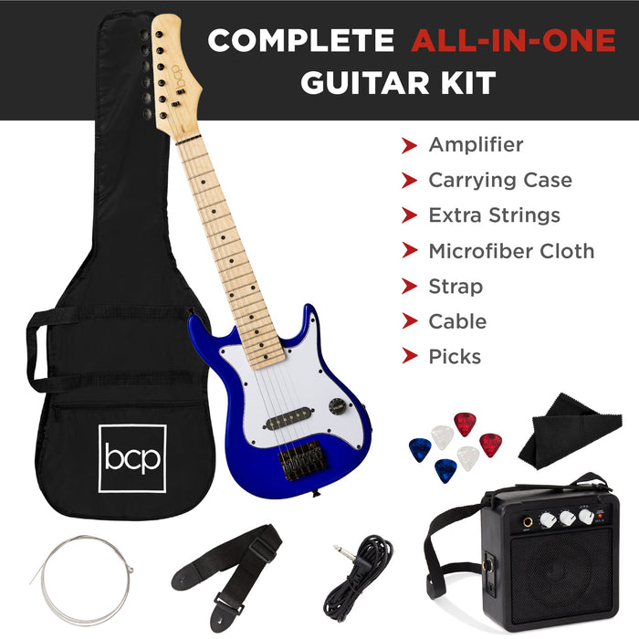 Kit de démarrage pour guitare électrique pour enfants avec amplificateur 5 W - 30 po