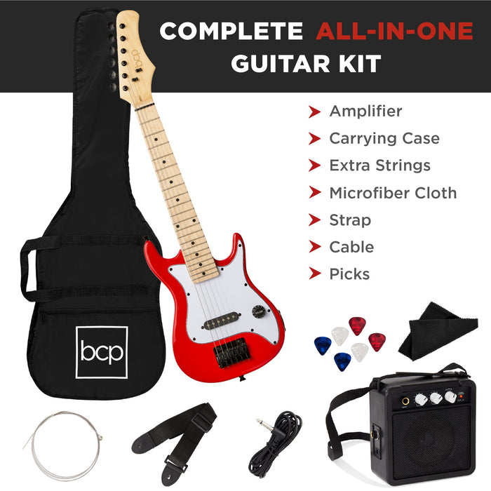 Kit de démarrage pour guitare électrique pour enfants avec amplificateur 5 W - 30 po