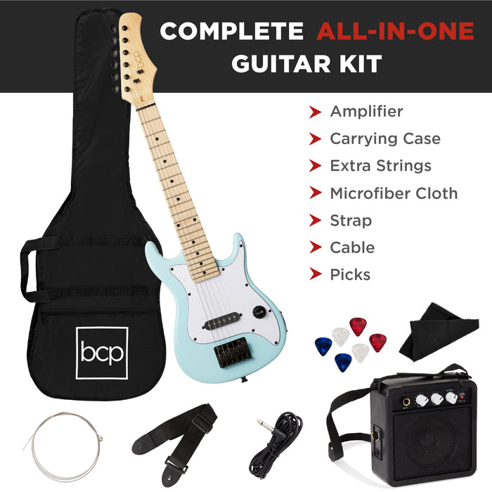 Kit de démarrage pour guitare électrique pour enfants avec amplificateur 5 W - 30 po