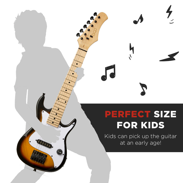 Kit de démarrage pour guitare électrique pour enfants avec amplificateur 5 W - 30 po