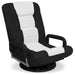 Gaming Floor Chair w/ 360-Degree Swivel, Armrest, Adjustable Backrest