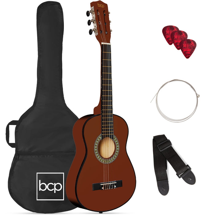 Kids Acoustic Guitar Beginner Starter Kit with Carrying Case - 30in